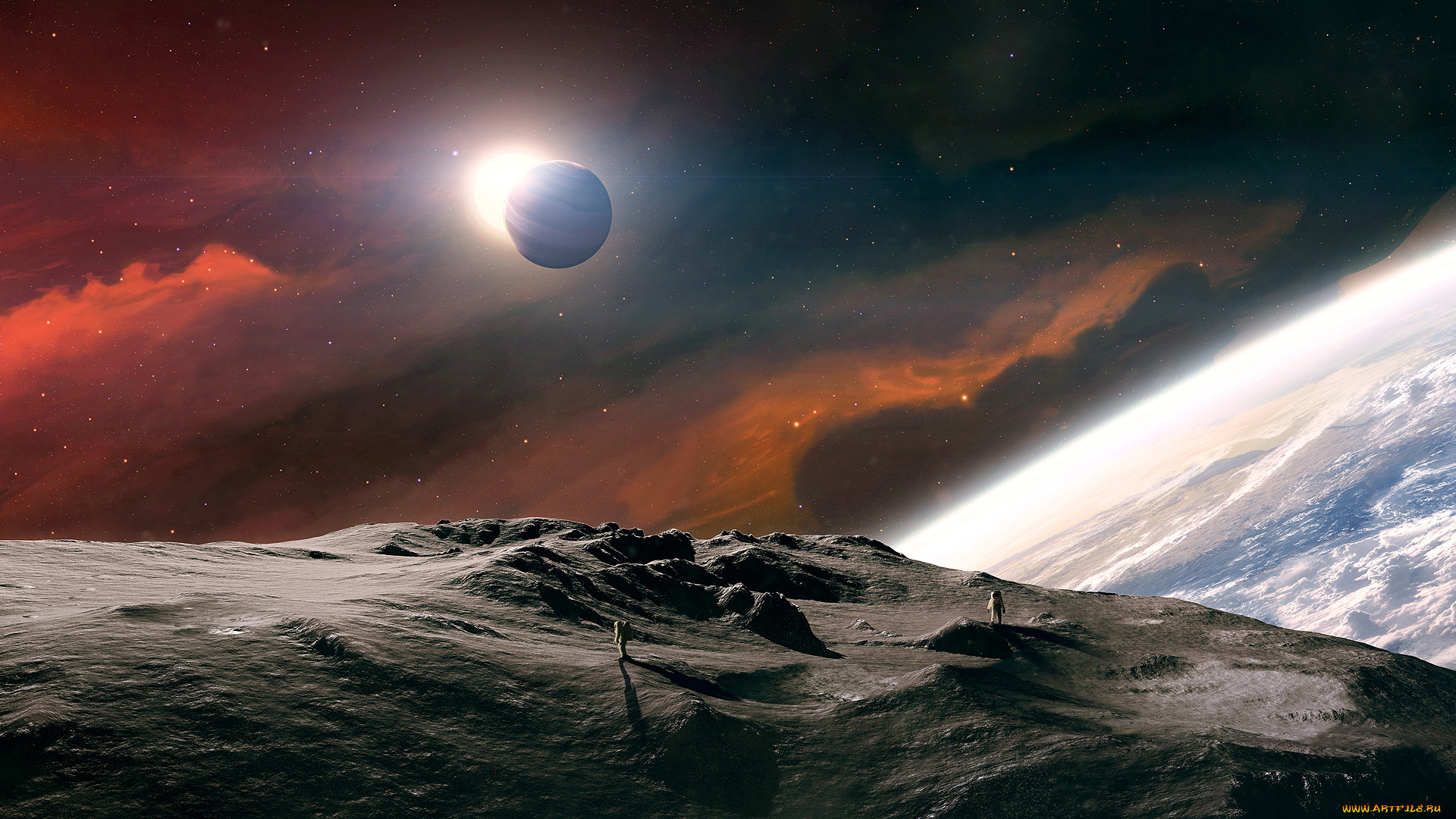 , , astronauts, space, planets, sci, fi, , , 